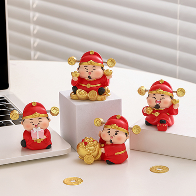 2025财神爷桌面装饰小摆件