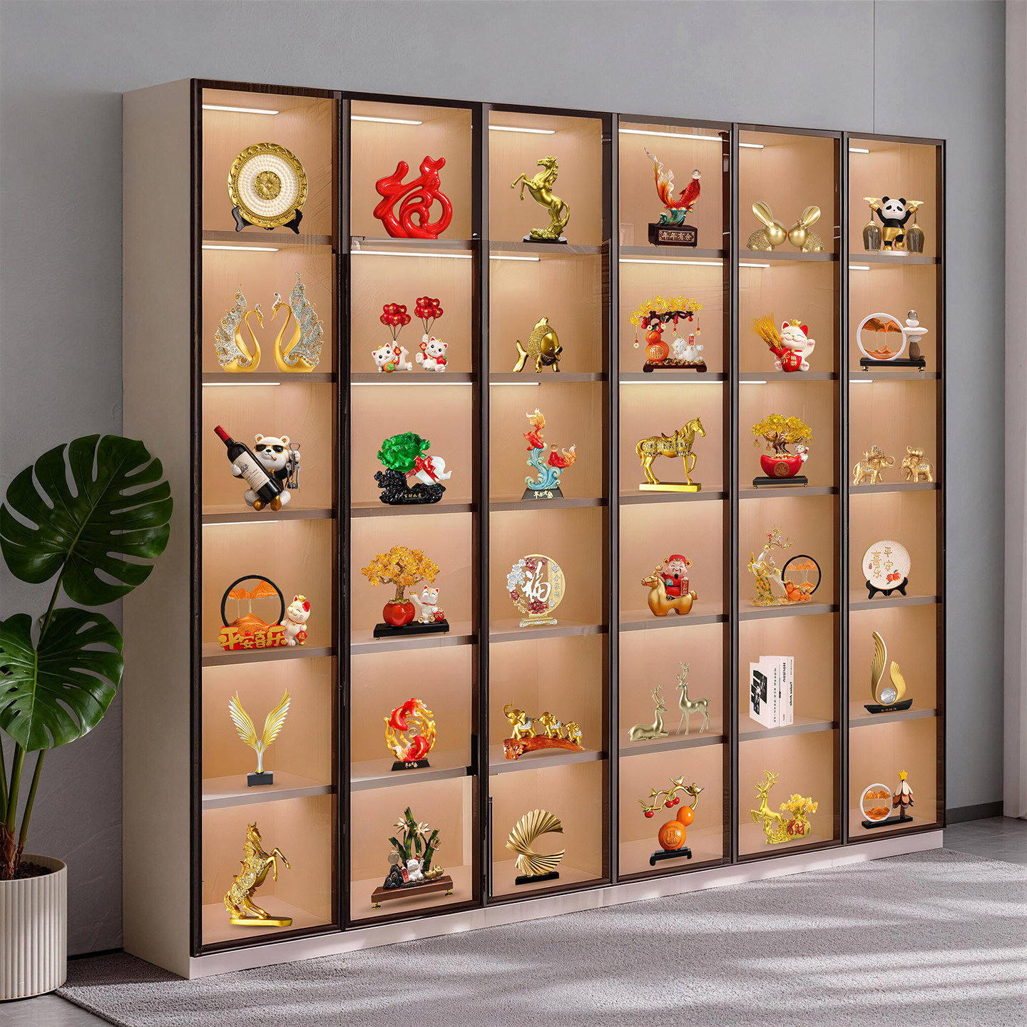 酒柜装饰摆件轻奢高档客厅电视餐边柜展示柜装饰品高级感2026新款,家居饰品,装饰摆件,淘宝优惠券,粉丝福利购,淘宝优惠卷