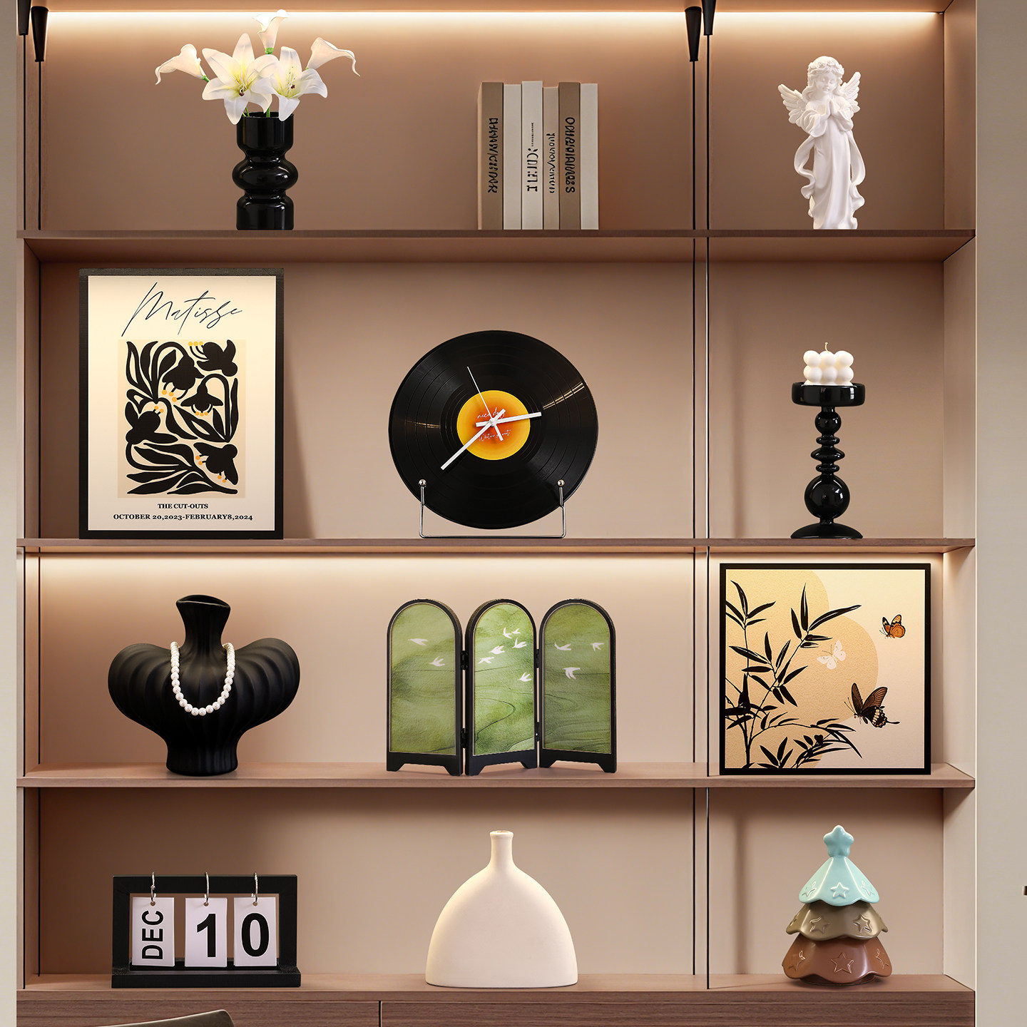 客厅酒柜装饰摆件2025新款中古风高级感软装电视餐边柜展示柜摆件,家居饰品,装饰摆件,淘宝优惠券,粉丝福利购,淘宝优惠卷