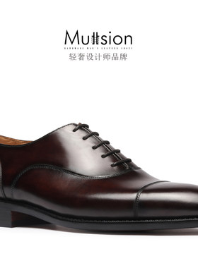Muttsion/穆勋三接头牛津鞋正装