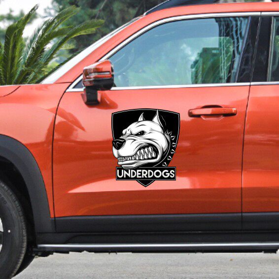 适用于哈佛大狗车贴汽车侧门防水防晒遮伤硬派越野贴画纸