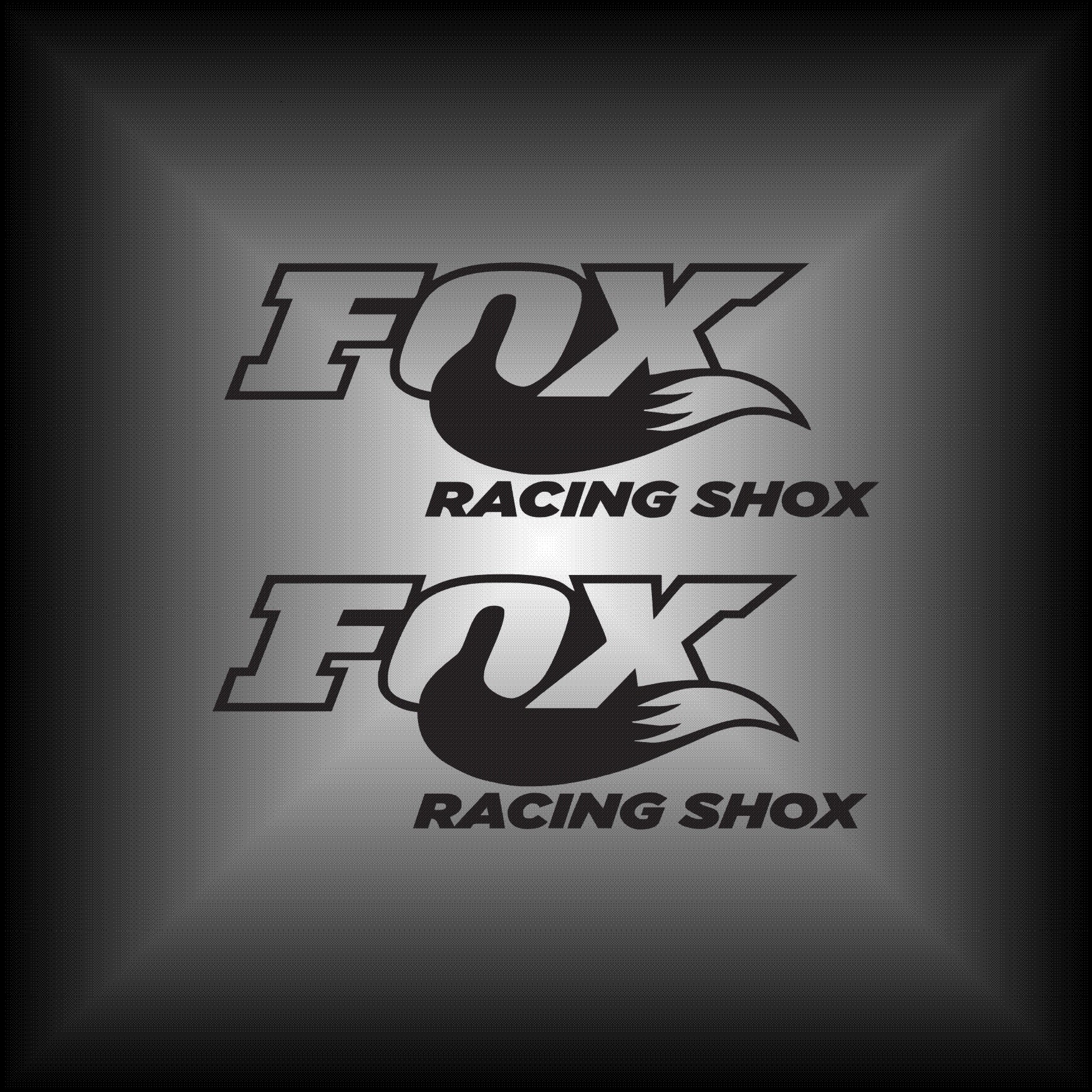 自行车山地车fox racing shox卡钳贴纸防水防晒耐高温