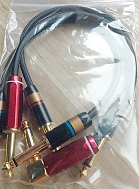 DIY德国KLOTZ 吉他效果器 连接线贝斯单块线电木音箱响乐器音频线