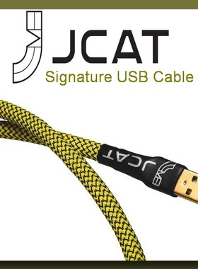 原裝進口 签名版 金银加鍍银铜JCAT Signature USB Cable (厂线）