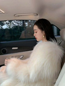 年轻 海宁毛毛大衣时尚 2022秋冬新款 仿貉子毛编织皮草外套女中长款