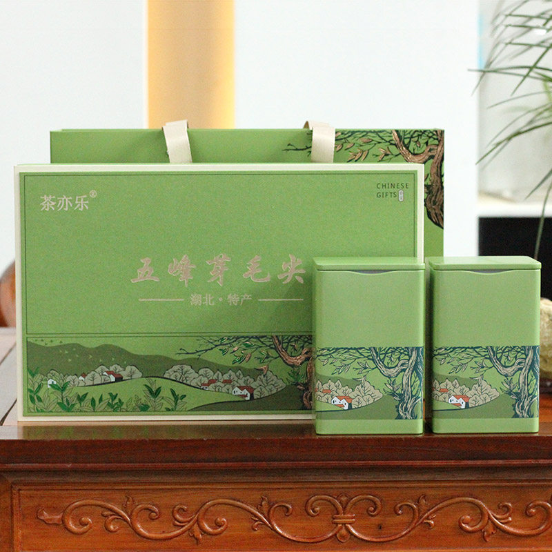 五峰芽毛尖2024新茶嫩芽宜昌云雾绿茶毛尖茶礼盒装250g湖北特产