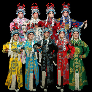 武生剑衣武将箭袖 衣武打衣侍卫团花箭衣 戏装 京剧戏曲戏剧舞台古装