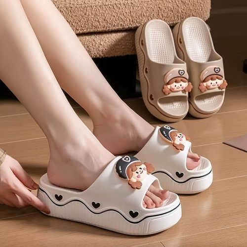 2025夏季外穿EVA拖鞋女款增高颜值居家卡通踩屎感时尚软底女凉拖