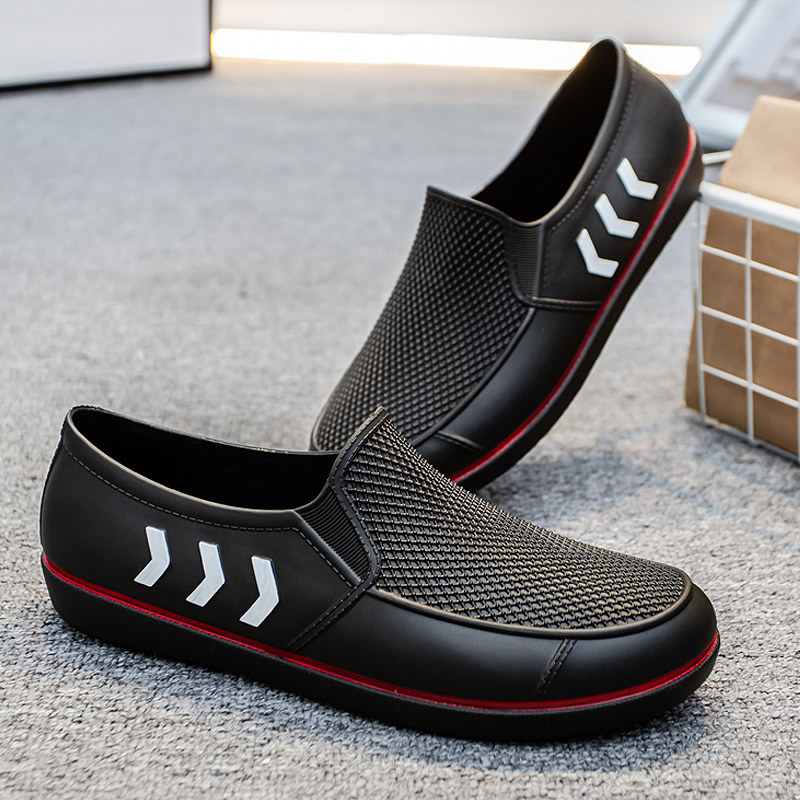 厨房雨鞋男防滑厨师水鞋低帮短筒雨靴工作鞋洗车防水加厚耐磨胶鞋,流行男鞋,雨鞋,淘宝优惠券,粉丝福利购,淘宝优惠卷