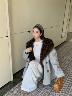 托斯卡纳羊毛西服领水洗工艺鹅绒羽绒派克