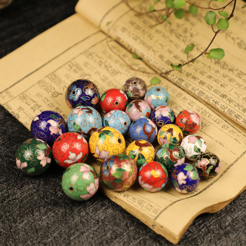 精品80年代库存老货蓝球银景泰蓝