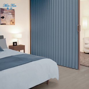 日本立川豪华款 折叠移门隔断更衣室衣柜储藏室客厅厨房PVC推拉门