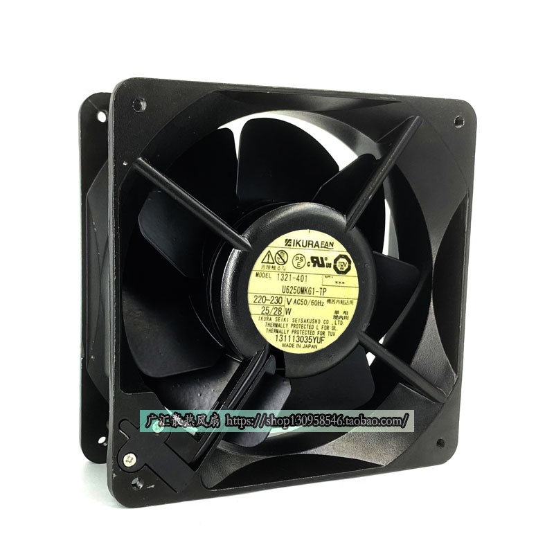 育良IKURA FAN U6250MKG1-TP 220V 16055 16CM散热风扇 6250MG1