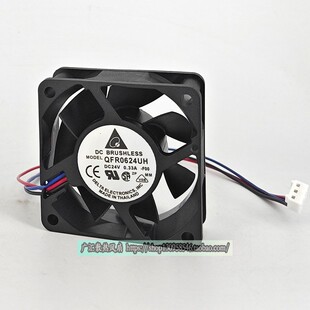 Delta/台达 6025 24V 0.33A QFR0624UH 变频器 6cm散热风扇