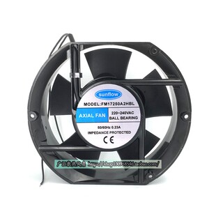 全新SUNFLOW FM17250A2HBL 220V 17251 17CM 机柜 轴流 散热风机