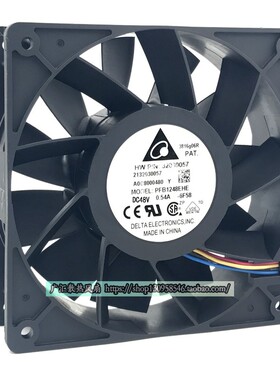 全新台达DELTA 48V 0.54A PFB1248EHE-ROO 12038 变频器散热风扇