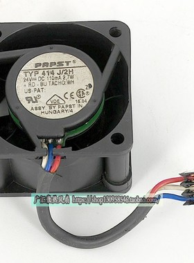 EMBPAPST TYP 414 J/2H 24V 110mA 2.7W 4cm 4025 变频器散热风扇