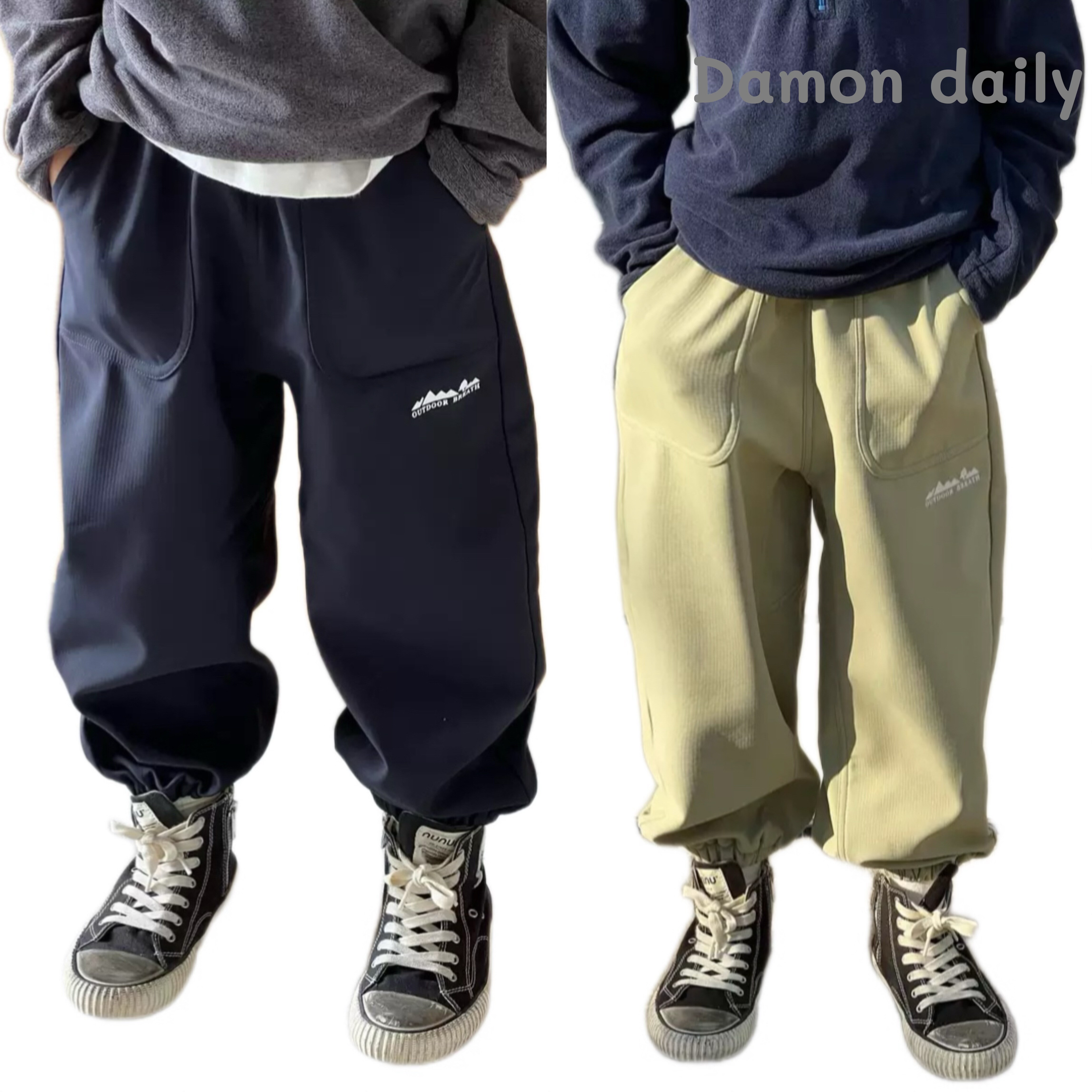 Damon儿童户外保暖百搭长裤