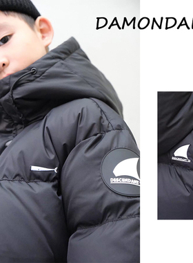 【Damon10/31日 20:00pm上新】男女童冬季简约时髦鲸鱼羽绒服外套