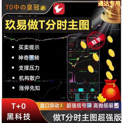 通达信分时做T0买卖点提示主图