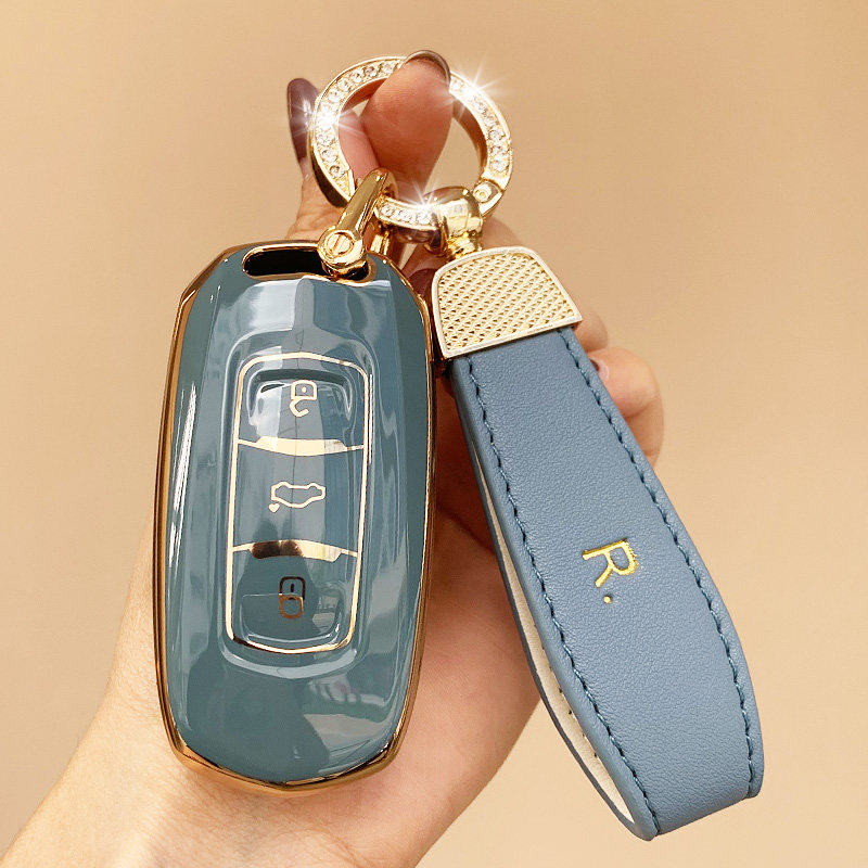 适用吉利16/17/18款博越远景X6帝豪GL/GS博瑞老款车钥匙包外套壳