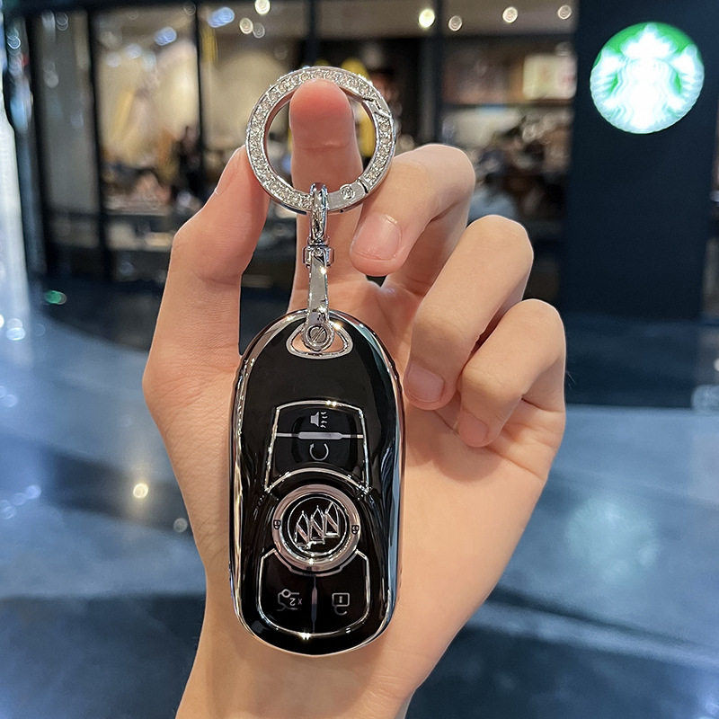 适用别克汽车21/22款新君越豪华/尊贵型男士女小车钥匙包外套扣壳