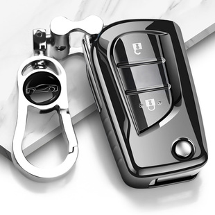 适用一汽丰田24款荣放RAV4汽车都市版保护遥控器锁匙扣壳钥匙包套