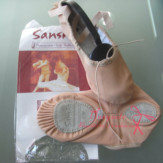 正品法国sansha舞蹈鞋 两底鞋 猫爪鞋 软底鞋 猪皮NO.8L芭蕾舞鞋在类目 运动/瑜伽/健身/球迷用品, 舞蹈/健美操/体操, 芭蕾舞, 芭蕾舞鞋中 - 来自Buy2taobao.com提供专业的淘宝代购服务