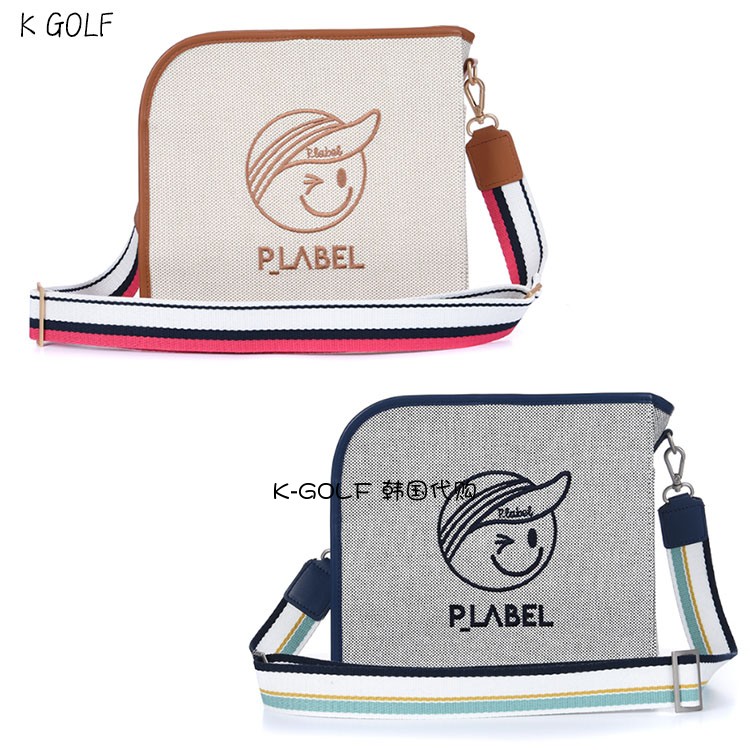韩国代购PLABEL高尔夫斜挎包23年女夏单肩包运动方便实用golf配件