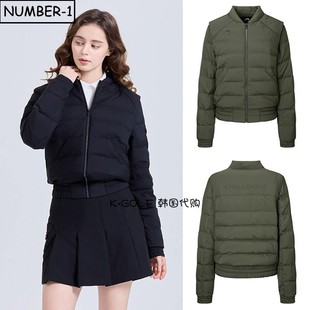 羽绒服上衣 徽标口袋长袖 韩国代购 challenger高尔夫球服25年女冬季