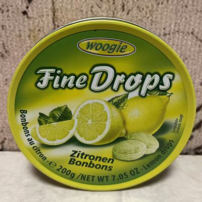 特价售卖 德国进口Woogie牌柠檬味糖果200g罐装 硬质糖果休闲零食