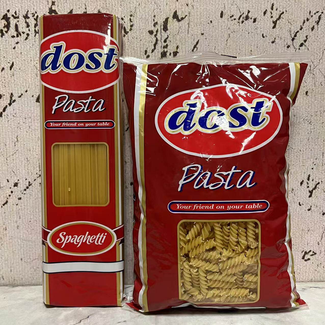 特价售卖 土耳其进口dost螺旋形细长形意大利面500g袋装 西餐意面