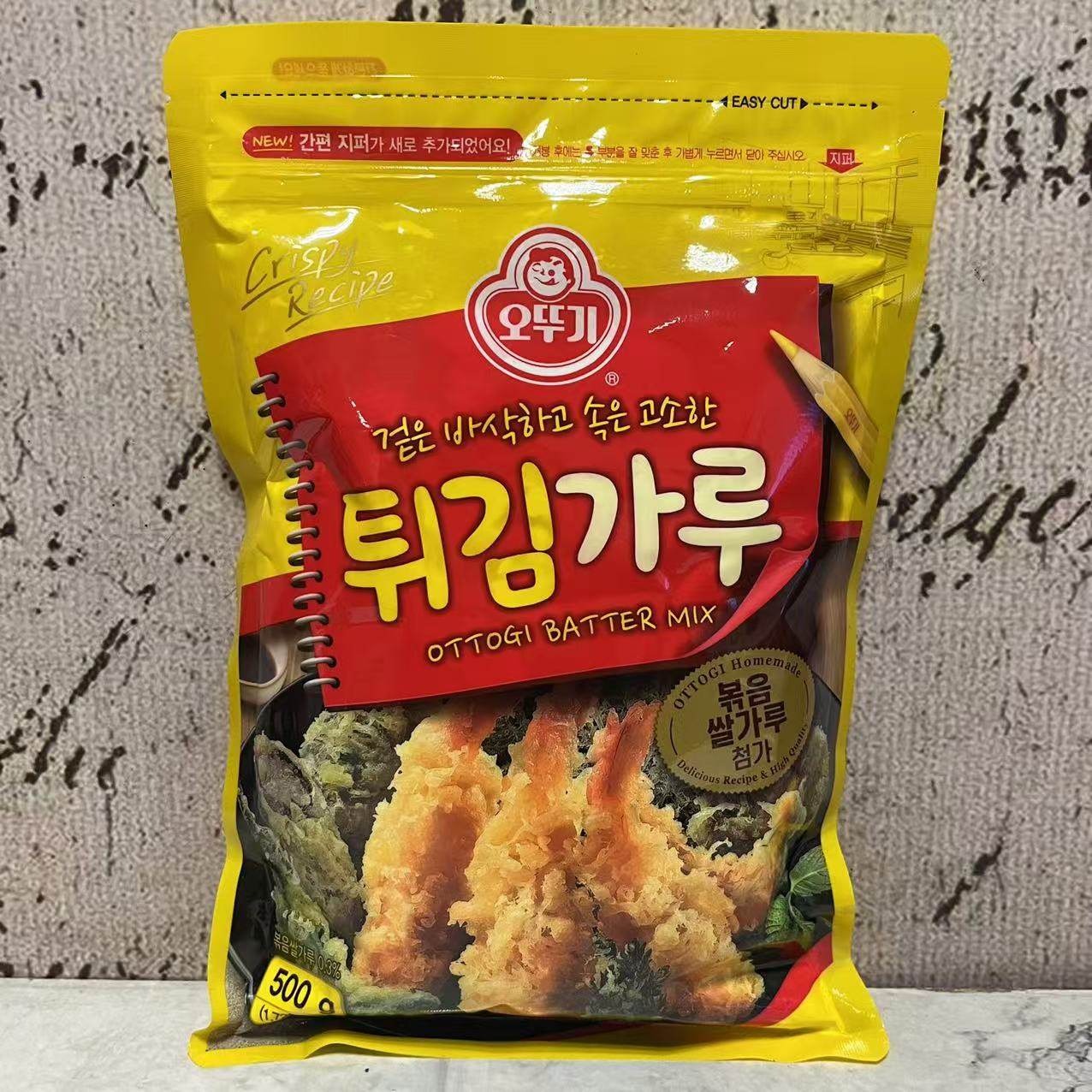 临期裸价特卖 韩国进口不倒翁煎炸粉500g袋装 炸蔬菜炸虾海鲜裹粉,粮油调味/速食/干货/烘焙,面包糠,淘宝优惠券,粉丝福利购,淘宝优惠卷