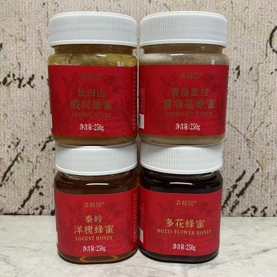 特价售卖 长白山椴树香格里拉雪脂莲花原蜜秦岭洋槐多花蜂蜜250g