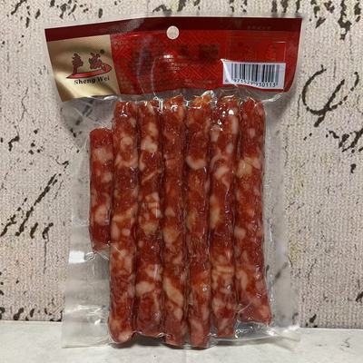 特价售卖 声威 鲜肉香肠250g袋装 广式腊味香肠 熏煮炒菜烹饪腊肠