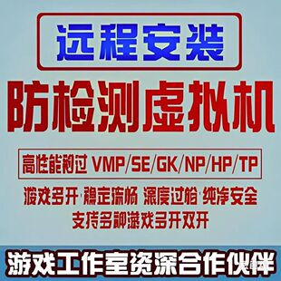 dnf虚拟机多开去虚拟化过HP TP NP多开游戏远程安装过检测