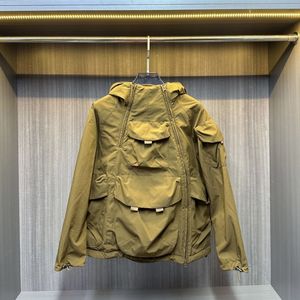 冬季新款男士工装连帽棉服冲锋衣男潮流双拉链大口袋保暖外套棉衣