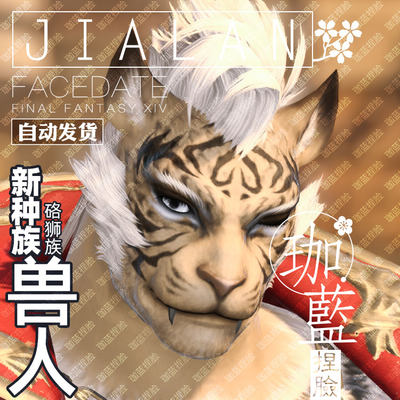 珈蓝最终幻想捏脸数据族大猫狮子