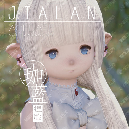最珈蓝】最终幻想14ff14捏脸数据