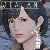 小悠 ff14最终幻想14捏脸数据脸型人族人类人女平原女 珈蓝