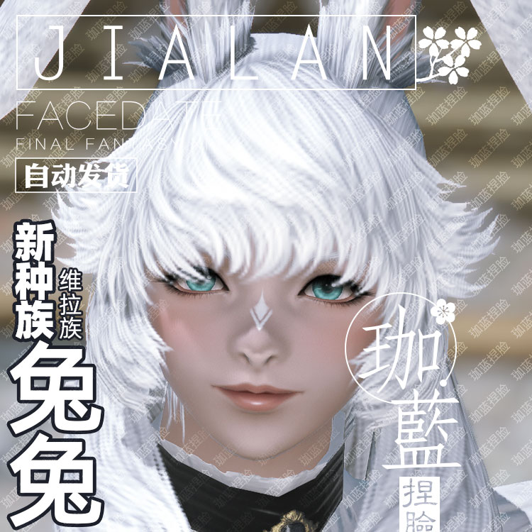 【珈蓝最终幻想捏脸数据族垂耳兔