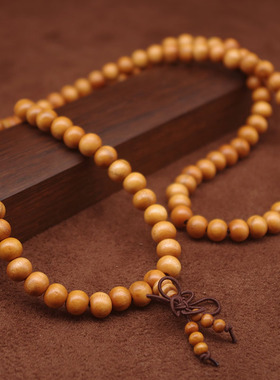 正宗肥城桃木古风佛珠手串