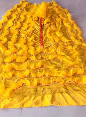 羊毛舞狮狮被狮裤 3号醒狮羊毛狮子尾巴南狮醒狮裤子亮片狮皮厂家