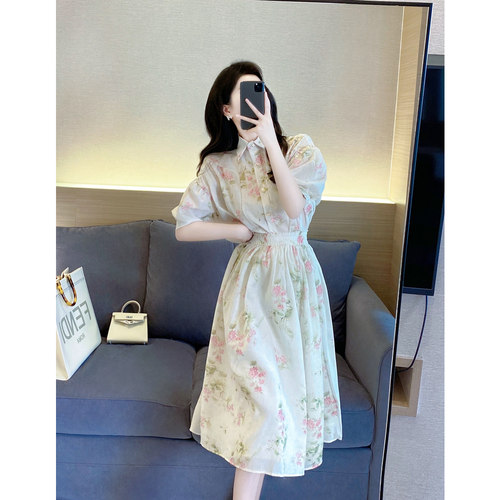 小女人最爱碎花套装裙名媛两件套