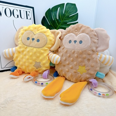 48包邮宠物狗狗可用安抚巾婴儿可入口豆豆玩偶可啃咬宝宝睡觉玩具