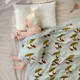 Детское марлевое летнее тонкое одеяло для новорожденных