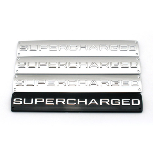 路虎揽胜supercharged增压车标牌