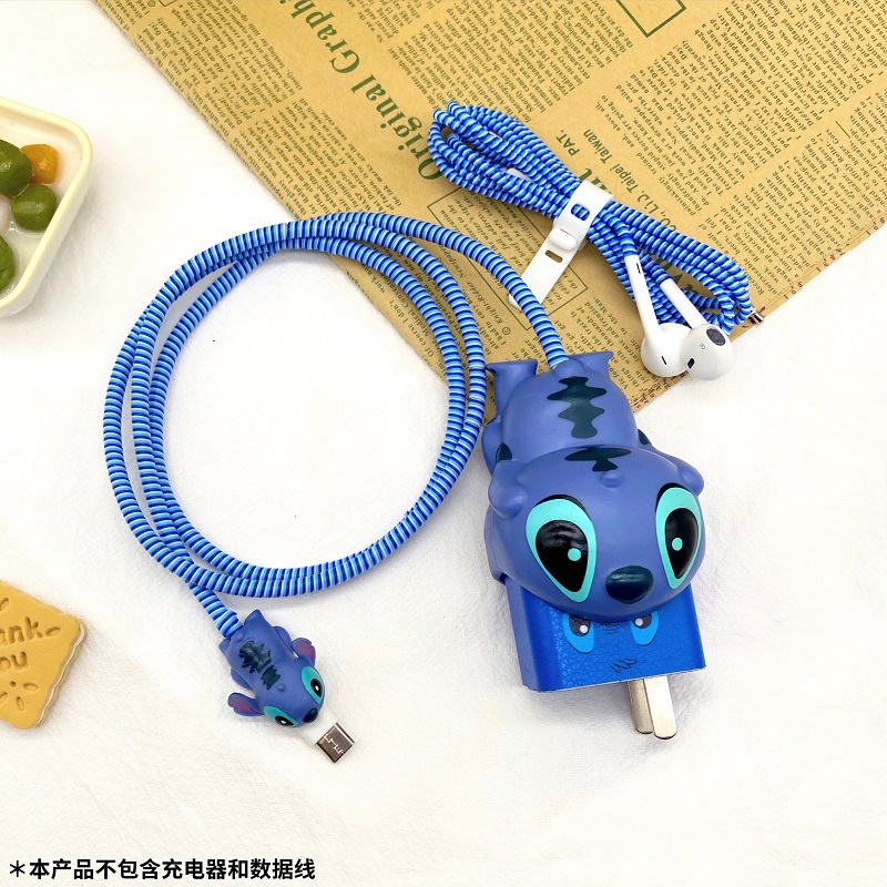 华为充电器保护套p40pro/nova7/6/mate30/20pro新品咬一口数据线保护绳套可爱硅胶荣耀V30Play4充电器防折断
