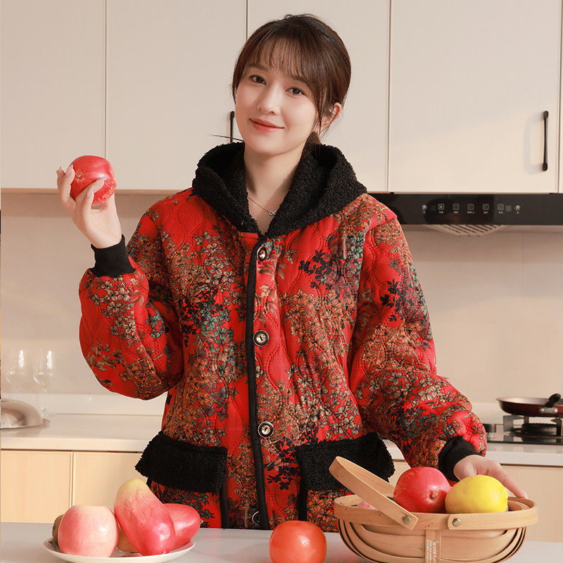 罩衣女大人加绒加厚冬天家用厨房保暖外套成人工作服做饭长袖围裙,家庭/个人清洁工具,围裙,淘宝优惠券,粉丝福利购,淘宝优惠卷