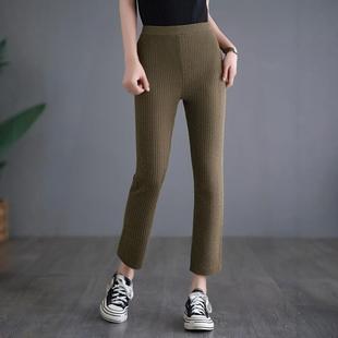 定制加工羊绒裤男加厚修身薄款羊绒裤女士打底羊毛裤冬